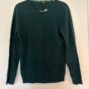 NWT Charter Club Teal Cashmere Pullover